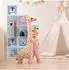 Relaxdays Kinderregal mit Türen, 8 Fächer, weiß