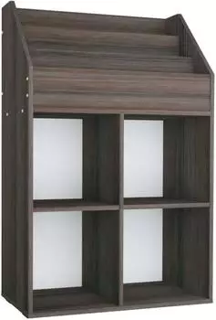 vidaXL Kinder-Bücherregal grau & Sonoma-Eiche 71x30x114cm Spanplatte (339533)