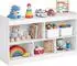 Songmics Kinderregal 5 offene Fächer, weiß, 30x112,2x65cm