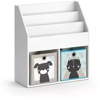 VICCO Luigi Kinderb&uuml;cherregal mit Faltbox 72x79cm