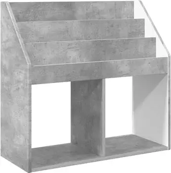 vidaXL Kinderregal Holzwerkstoff betongrau 72,5x29,5x69cm (892382)