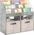 vidaXL Kinderregal Holzwerkstoff betongrau 72,5x29,5x69cm (892382)
