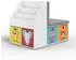 VICCO Onix Kinderregal mit Sitzbank und 6 Faltboxen (32871)