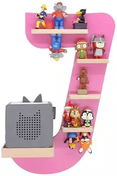 VCM Boarti Tonieregal Buchstabe J, pink, 22 Tonies (Buchstabe J)