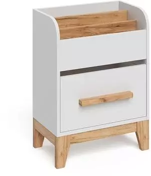 VitaliSpa Malia Bücherregal weiß, 55x70cm mit Schublade (60582)