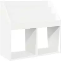 vidaXL Kinderregal mit Speicher Wei&szlig; 72,5 x 29,5 x 69 cm Holzwerkstoff