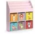 VICCO Luigi Kinderbücherregal mit 6 bunten Faltboxen, 107x114cm (40775)