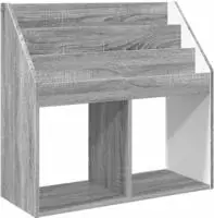 vidaXL Kinderregal Graues Sonoma 72,5 x 29,5 x 69 cm Holzwerkstoff