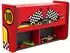 Aileenstore Wandregal Hängeschrank mit Klappe, Kinderzimmer, rot (010577)