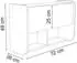 Aileenstore Wandregal Hängeschrank mit Klappe, Kinderzimmer, rot (010577)