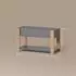 Livinity Mailo Kinderregal grau/Artisan-Eiche 80x46x40cm (59800)