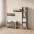 Livinity Mailo Kinderregal grau/Artisan-Eiche 80x46x40cm (59800)
