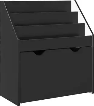 vidaXL Kinderregal schwarz 60x29,5x69cm Holzwerkstoff (892390)