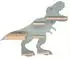 Boarti Tonieregal Dinosaurier, Holz, grün, für 25 Tonies (52x44x19cm)