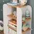 VitaliSpa Malia Kinderregal weiß/Artisan-Eiche, 60x88cm, 9 Fächer (60585)