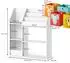 VICCO Luigi Kinderregal mit Faltbox, weiß, 100x114cm (40291)