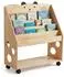 Relaxdays Kinderbücherregal mit Rollen und Tafel (10054038_0)