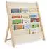 Relaxdays Kinderbücherregal Holz und Stoff