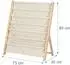 Relaxdays Kinderbücherregal Holz und Stoff