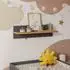 VitaliSpa Malia Kinderzimmer-Wandregal grau/Artisan, 70x20cm