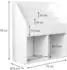 VICCO Conny Kinderregal 5 Fächer, weiß, 72x79x30,5cm