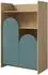 Mirjan24 Lexi 2D 08 Kinderregal Eiche/Marineblau, 84x128x40cm (800001792929)
