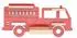 Boarti Boarti Tonieregal Feuerwehr, Holz, rot, 47x22x19cm