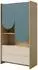 Mirjan24 Lexi 2D2S Standregal mit 2 Schubladen, 84x151x40cm (06)