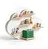 Relaxdays Toniebox-Regal, Wandregal, magnetisch, Wolke (61x17x40cm)