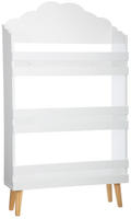 Kinderregal, B&uuml;cherregal F&uuml;r Kinderzimmer, 3 Ebenen, Wolken-motiv, 58 X 18 X...
