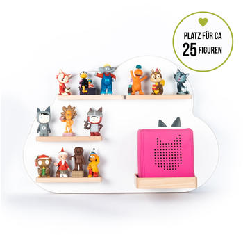 Boarti Wolke small Board für Tonies Toniebox weiß