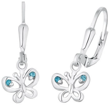 Amor Ohrhänger Little Butterfly mit Zirkonia blau (9529636)
