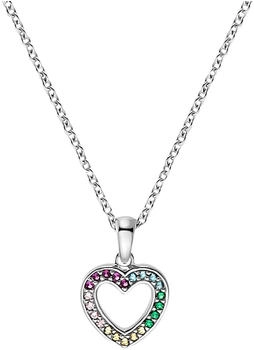 Prinzessin Lillifee Kinderkette mit Herz-Anhänger 925er Silber mit Zirkonia (2031167)