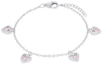 Prinzessin Lillifee Armband Herzen Silber 925 mit Zirkonia für Kinder (2034230)