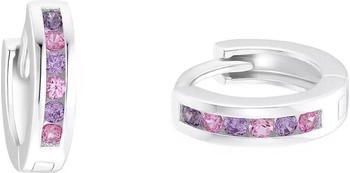 Prinzessin Lillifee Creolen 925 Sterling Silber mit Zirkonia für Mädchen (2036439)