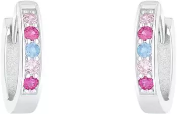 Amor Creolen 925 Silber mit Zirkonia, Kinder (2036513)
