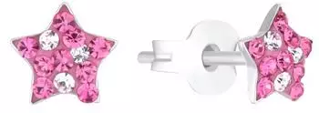 Prinzessin Lillifee Kinder-Ohrstecker Stern Silber 925 Preciosa (2036428)