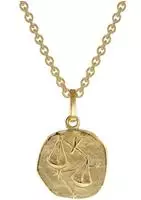 trendor 75905-10 Sternzeichen f&uuml;r Kinder Waage Gold 333 Anh&auml;nger + Halskette