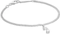 trendor 21590-J M&auml;dchen-Armband mit Buchstabe J 925 Silber Rhodiniert
