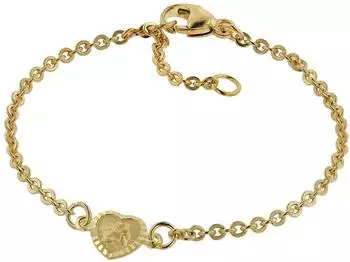 Trendor Armband Baby 333 Gold/8 Kt mit Engel-Plakette 14cm (75091)