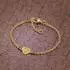 Trendor Armband Baby 333 Gold/8 Kt mit Engel-Plakette 14cm (75091)