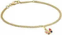 trendor 21586 M&auml;dchen-Armband mit Schmetterling 925 Silber Vergoldet