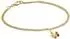 Trendor Mädchen-Armband mit Schmetterling 925 Silber vergoldet (21586)