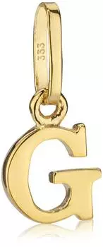 NKlaus Buchstabenanhänger "G" 333 Gelbgold 6x6mm Kinder (1321)