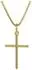 Trendor Kreuz-Anhänger Gold 333 mit goldplattierter Halskette 40cm (08496-40)