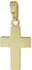 Trendor Kreuz-Anhänger Kinder Gold 585/14K mit goldplattierter Kette 38cm (28392-38)