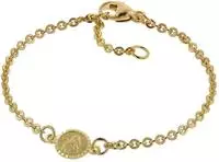 trendor 75090 Armband f&uuml;r Babys 333 Gold/8 Kt mit Engel-Plakette 14 cm