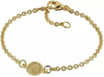 Trendor Babyarmband mit Engel-Plakette, 333 Gold/8 Kt, 14cm (75090)