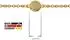 Trendor Babyarmband mit Engel-Plakette, 333 Gold/8 Kt, 14cm (75090)