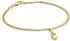 Trendor Mädchen-Armband Buchstabe C 925 Silber vergoldet (21602-C)